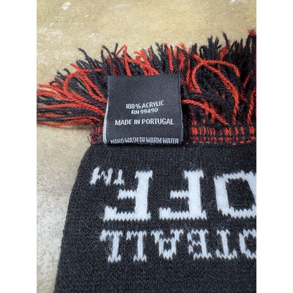 Taco Bell College Football Playoff Student Section Scarf Red‎ Black - Picture 7 of 9